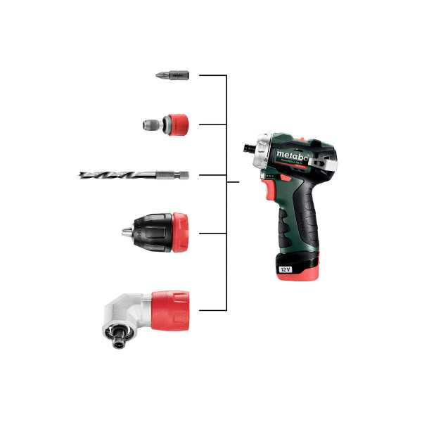 Taladro - Atornillador de bateria PowerMaxx BS BL Q METABO