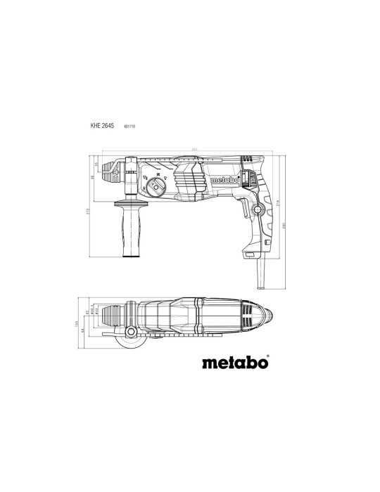 Martillos Electroneumaticos (Sistema Sds-Plus) KHE 2645 METABO