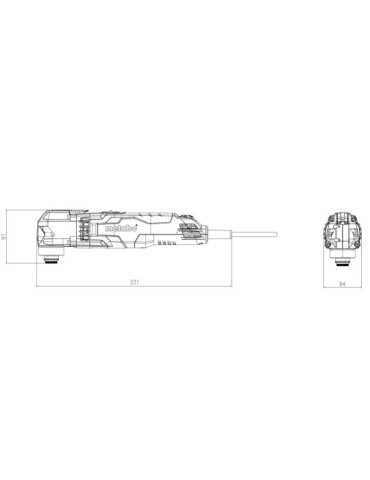 Multiherramienta MT 400 Quick METABO 2