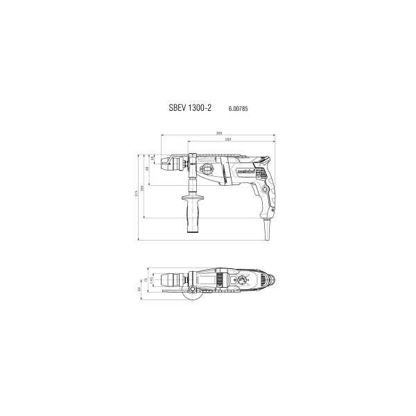 Taladro de Percusion SBEV 1300-2 METABO
