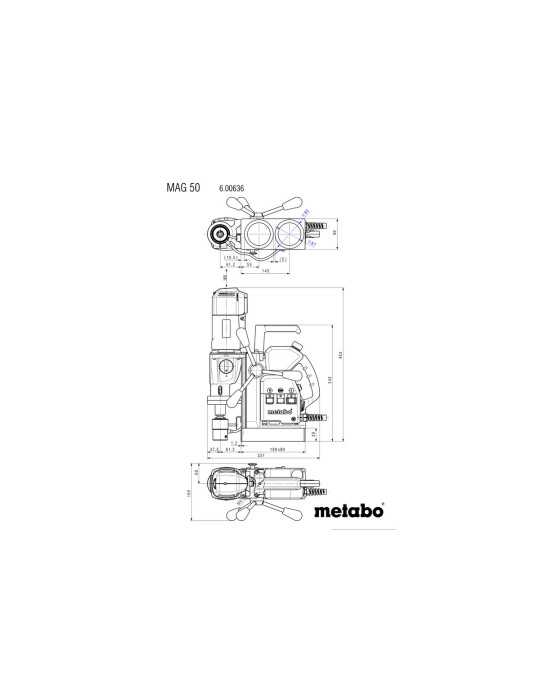 Taladro MAG 50 METABO