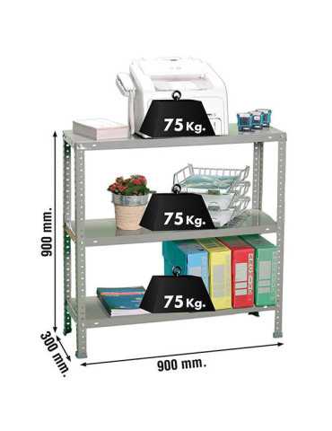 Estanteria 900x900x300 ADVANTAGE 3/300 GRIS marca SIMONRACK