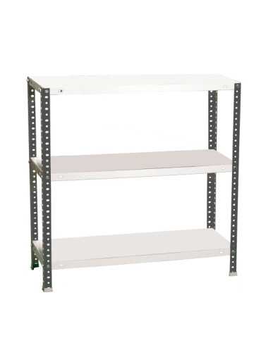 Estanteria 1000x800x400 COMFORT MINI 3/400 1000 ANTRACITA/BLANCO marca SIMONRACK 2