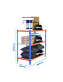 Estanteria 1000x900x300 SIMONCLICK 3/300 1000 AZUL/NARANJA/GALVA marca SIMONRACK