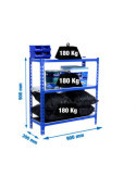 Estanteria 900x900x300 SIMONCLICK 3/300 900 AZUL/GALVA marca SIMONRACK