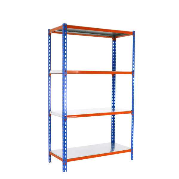 Estanteria 1500x900x400 SIMONCLICK 4/400 1500 AZUL/NARANJA/GALVA marca SIMONRACK