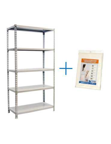 Estanteria 1800x900x300 SIMONCLICK 5/300 BLANCO/BLANCO + FUNDA marca SIMONRACK 2