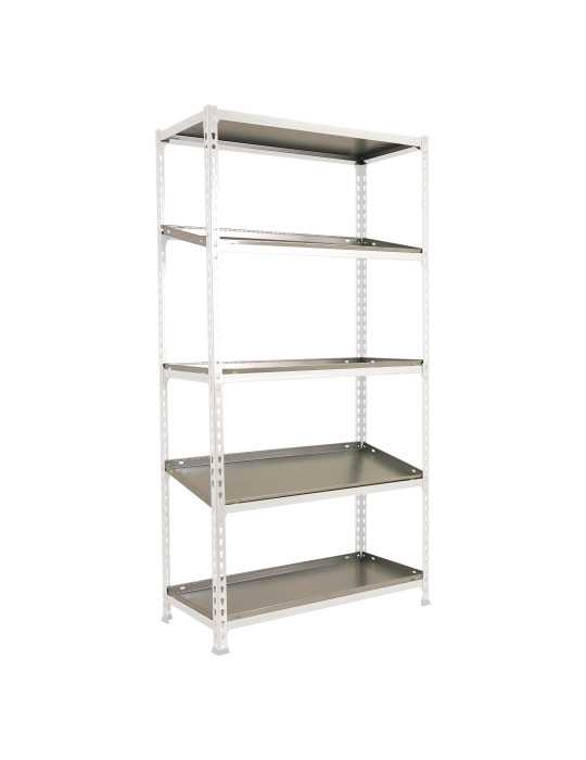 Estanteria 1800x900x400 SIMONCLICK 5/400 BLANCO/GALVA marca SIMONRACK
