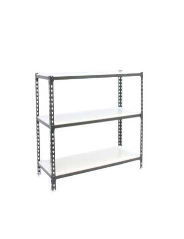 Estanteria 900x1200x300 SIMONCLICK MEGAPLUS 3/300 900 ANTRACITA/BLANCO marca SIMONRACK 2