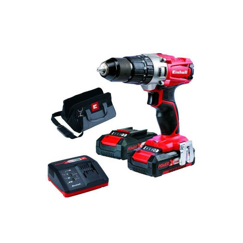 Taladro percutor EINHELL bateria litio TE-CD 18 4513834