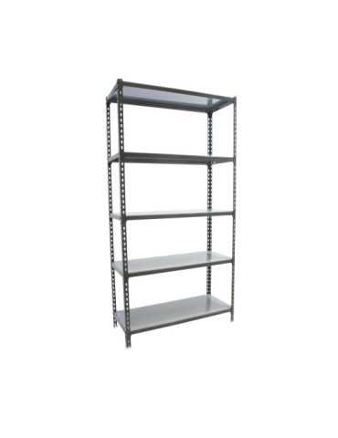 Estanteria 2000x1200x400 SIMONCLICK MEGAPLUS 5/400 ANTRACITA/ANTRACITA marca SIMONRACK 2