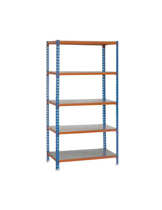 Estanteria 2000x1200x400 SIMONCLICK MEGAPLUS 5/400 AZUL/NARANJA/GALVA marca SIMONRACK