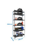 Estanteria 2500x1200x500 SIMONCLICK MEGAPLUS 6/500 2500 ANTRA/ANTRA marca SIMONRACK