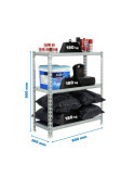 Estanteria 900x800x300 SIMONCLICK MINI 3/300 900 GALVA/GALVA marca SIMONRACK