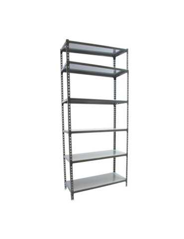 Estanteria 2500x800x300 SIMONCLICK MINI 6/300 ANTRACITA/GALVA marca SIMONRACK 2