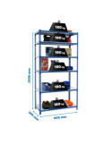 Estanteria 2500x800x300 SIMONCLICK MINI 6/300 AZUL/GALVA marca SIMONRACK