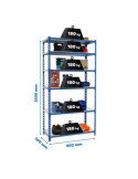 Estanteria 2500x800x500 SIMONCLICK MINI 6/500 AZUL/GALVA marca SIMONRACK