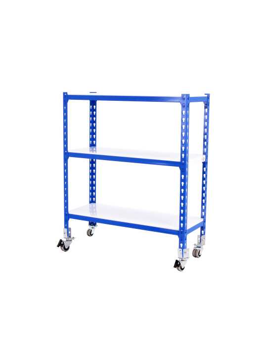 Estanteria 975x800x300 SIMONCLICK MOBILE MINI 3/300 900 AZUL/BLANCO marca SIMONRACK