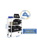 Estanteria 975x800x300 SIMONCLICK MOBILE MINI 3/300 900 GALVA/GALVA marca SIMONRACK