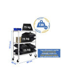 Estanteria 975x800x400 SIMONCLICK MOBILE MINI 3/400 900 GALVA/GALVA marca SIMONRACK