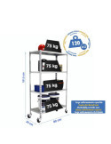 Estanteria 1575x800x300 SIMONCLICK MOBILE MINI 4/300 1500 GALVA marca SIMONRACK