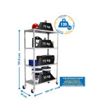 Estanteria 1575x1000x300 SIMONCLICK MOBILE PLUS 4/300 1500 GALVA marca SIMONRACK