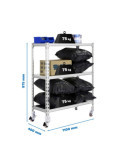 Estanteria 975x1100x400 SIMONCLICK MOBILE SUPERPLUS 3/400 900 GAL/GAL marca SIMONRACK