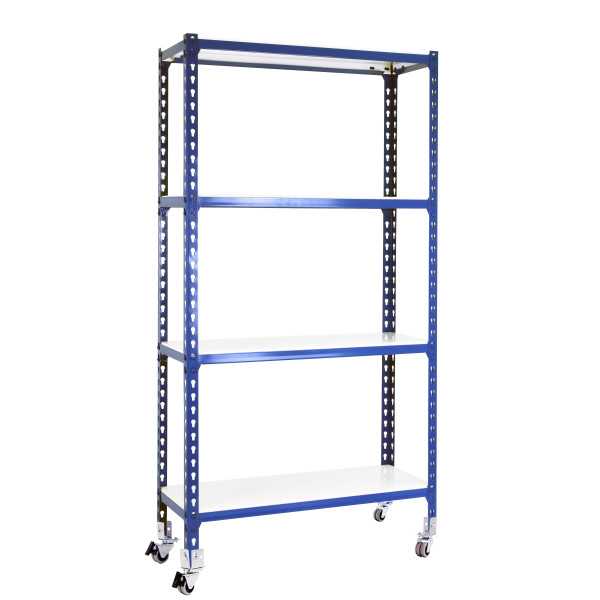 Estanteria 1575x1100x400 SIMONCLICK MOBILE SUPERPLUS 4/400 1500 AZU/BLA marca SIMONRACK