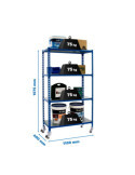 Estanteria 1575x1100x400 SIMONCLICK MOBILE SUPERPLUS 4/400 1500 AZU/GAL marca SIMONRACK
