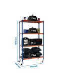 Estanteria 1575x1100x500 SIMONCLICK MOBILE SUPERPLUS 4/500 1500 AZ/NA/G marca SIMONRACK