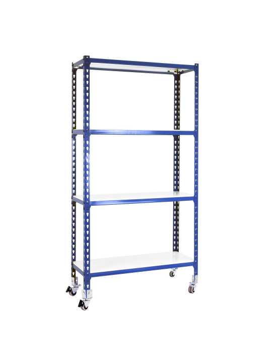 Estanteria 1575x1100x500 SIMONCLICK MOBILE SUPERPLUS 4/500 1500 AZU/BLA marca SIMONRACK