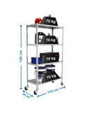 Estanteria 1575x1100x500 SIMONCLICK MOBILE SUPERPLUS 4/500 1500 GALVA marca SIMONRACK
