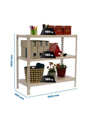 Estanteria 1000x1000x300 SIMONCLICK PLUS 3/300 1000 BLANCO/BLANCO marca SIMONRACK