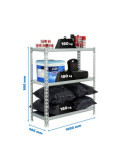 Estanteria 900x1000x500 SIMONCLICK PLUS 3/500 900 GALVA/GALVA marca SIMONRACK