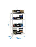 Estanteria 1500x1000x300 SIMONCLICK PLUS 4/300 1500 BLANCO/BLANCO marca SIMONRACK