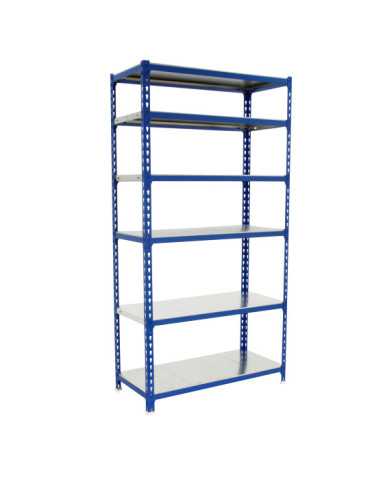 Estanteria 2500x1000x300 SIMONCLICK PLUS 6/300 AZUL/GALVA marca SIMONRACK 2