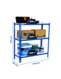 Estanteria 900x1100x400 SIMONCLICK SUPERPLUS 3/400 900 AZUL/BLANCO marca SIMONRACK