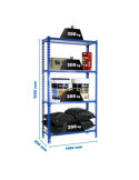 Estanteria 1500x1100x300 SIMONCLICK SUPERPLUS 4/300 1500 AZUL/BLANCO marca SIMONRACK
