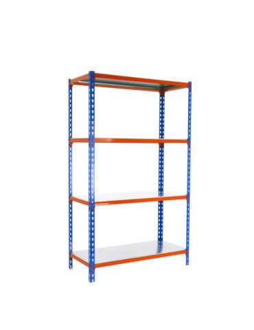 Estanteria 1500x1100x400 SIMONCLICK SUPERPLUS 4/400 1500 AZUL/NARA/GALV marca SIMONRACK 2