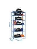 Estanteria 2500x1100x400 SIMONCLICK SUPERPLUS 6/400 AZUL/GALVA marca SIMONRACK