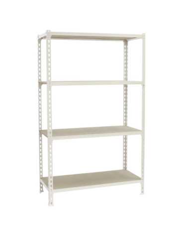 Estanteria 1500x900x400 MADERCLICK 4/400 1500 BLANCO/MADERA marca SIMONRACK 2