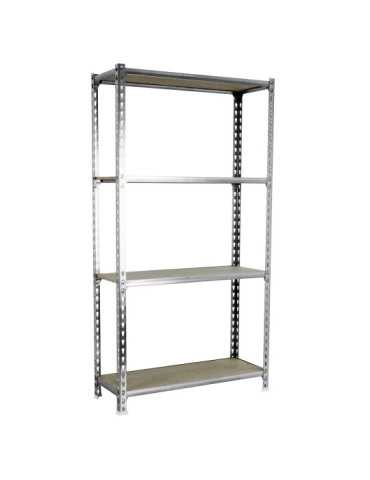 Estanteria 1500x900x400 MADERCLICK 4/400 1500 GALVA/MADERA marca SIMONRACK 2