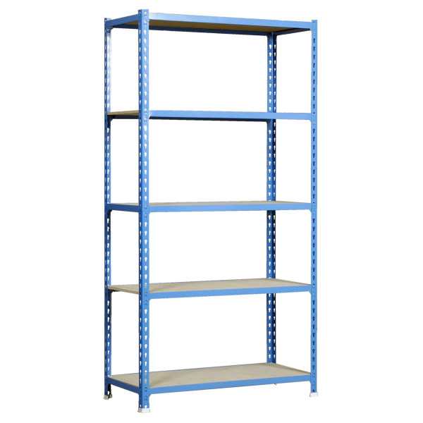 Estanteria 1800x900x500 MADERCLICK 5/500 AZUL/MADERA marca SIMONRACK