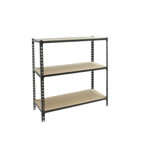 Estanteria 900x1200x500 MADERCLICK MEGAPLUS 3/500 900 ANTRACITA/MADERA marca SIMONRACK