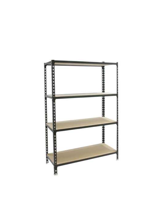 Estanteria 1500x1200x300 MADERCLICK MEGAPLUS 4/300 1500 ANTRACITA/MAD marca SIMONRACK