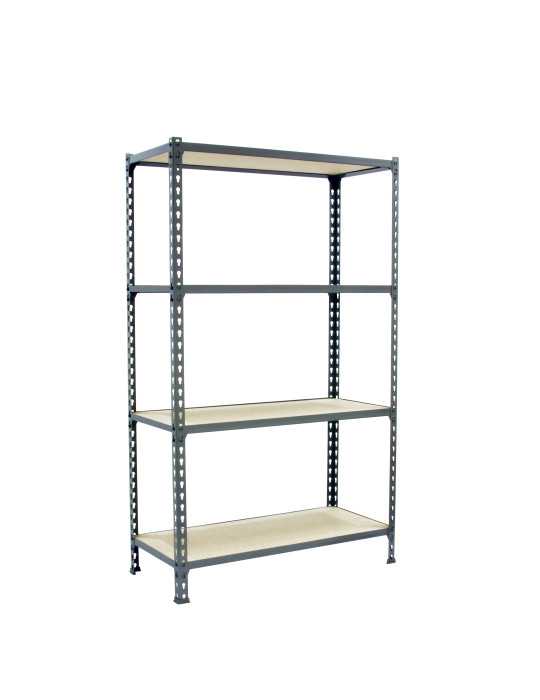 Estanteria 1500x1200x300 MADERCLICK MEGAPLUS 4/300 1500 GRIS/MADERA marca SIMONRACK