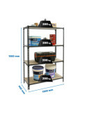 Estanteria 1500x1200x400 MADERCLICK MEGAPLUS 4/400 1500 ANTRACITA/MAD marca SIMONRACK