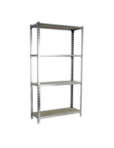Estanteria 1500x1200x400 MADERCLICK MEGAPLUS 4/400 1500 GALVA/MADERA marca SIMONRACK 2