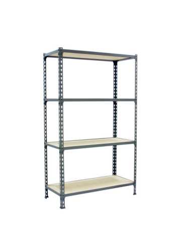 Estanteria 1500x1200x400 MADERCLICK MEGAPLUS 4/400 1500 GRIS/MADERA marca SIMONRACK 2