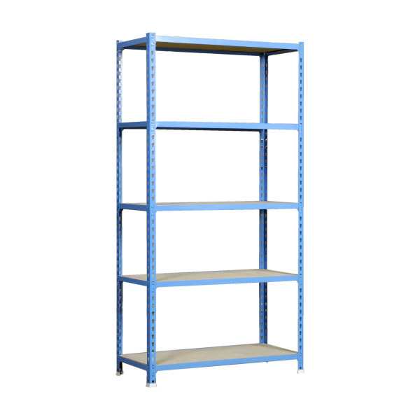 Estanteria 2000x1200x300 MADERCLICK MEGAPLUS 5/300 AZUL/MADERA marca SIMONRACK